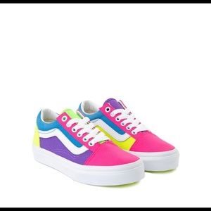 VANS colorblock youth sneakers